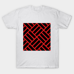 Black and red designs T-Shirt